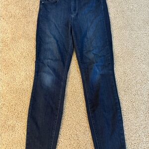 PAIGE Dark Blue Skinny Jeans